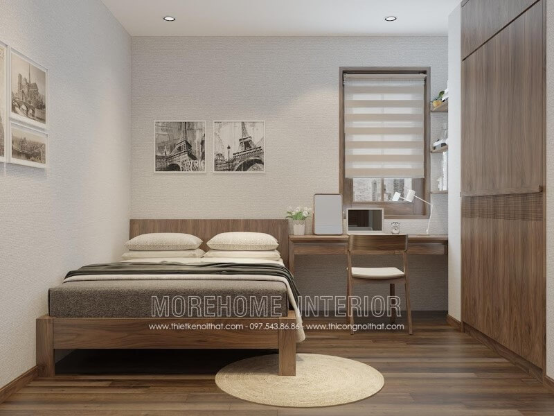 Giới thiệu mẫu giường ngủ gỗ óc chó sang trọng và tinh tế