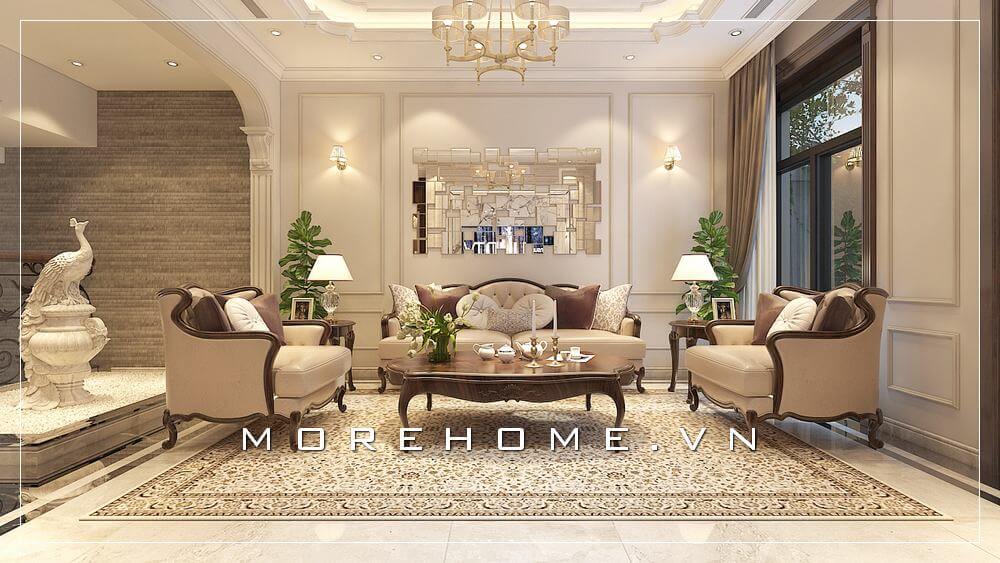 Sofa chung cư tân cổ điển Sofa chung cư tân cổ điển
