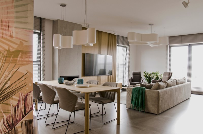 Thiết kế nội thất căn hộ 100m2 sang trọng hiện đại