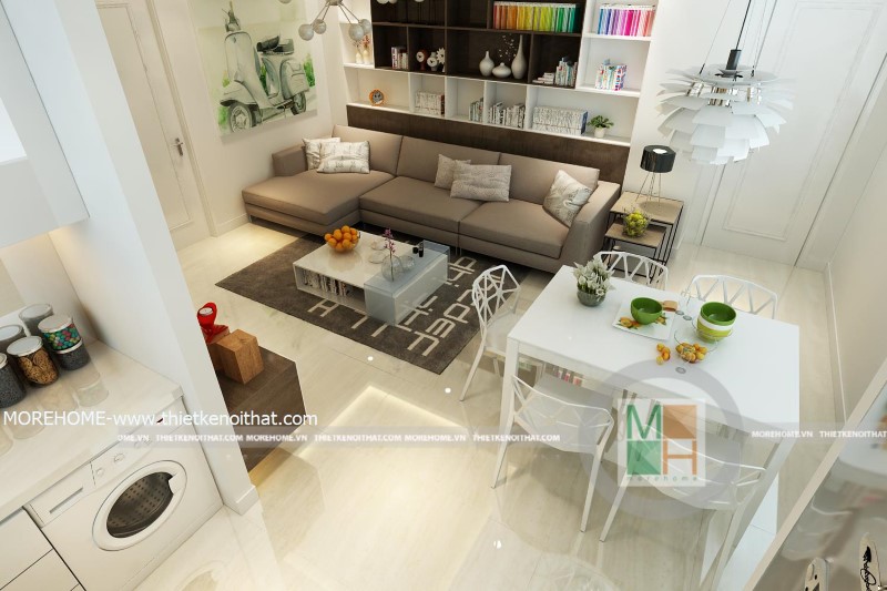 Thiết kế nội thất căn hộ chung cư nhỏ Thiết kế nội thất căn hộ chung cư nhỏ